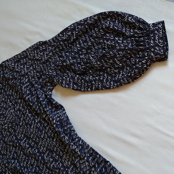 Cabi navy long sleeves tunic blouse size small oversized - Picture 9 of 14